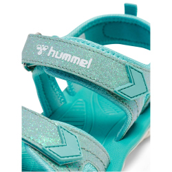hummel Glitter Sandalen M&auml;dchen 7405 - blue surf 31