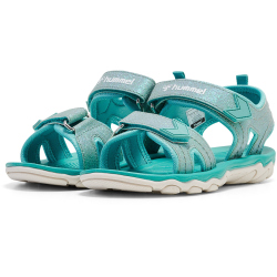 hummel Glitter Sandalen M&auml;dchen 7405 - blue surf 31