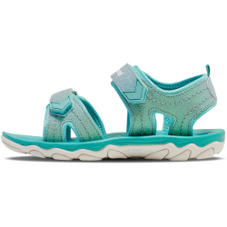 hummel Glitter Sandalen Mädchen 7405 - blue surf 33