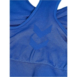 hummel hmlTIF Seamless Sport-BH Damen 7544 - olympian blue S