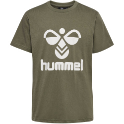 hummel hmlTRES T-Shirt Kinder 6002 - dusty olive 128