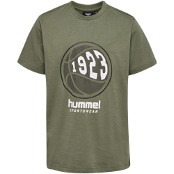 hummel hmlLEO T-Shirt Jungen 6002 - dusty olive 104