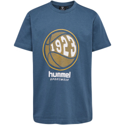 hummel hmlLEO T-Shirt Jungen 7050 - bering sea 104