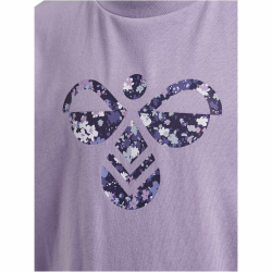 hummel hmlLIBI T-Shirt M&auml;dchen 1196 - lavender gray 104