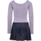 hummel hmlJANE Turnanzug M&auml;dchen 1196 - lavender gray 110