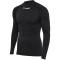 hummel hmlBL Comfort 2.0 langarm Funktionsshirt mit Stehkragen Herren 2001 - black XXL