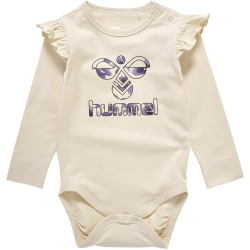 hummel hmlGITHA langarm Baby-Body 8141 - whitecap gray 68