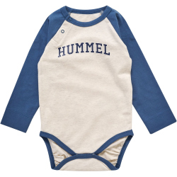 hummel hmlBLIXEN langarm Baby-Body 8141 - whitecap gray 62