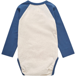 hummel hmlBLIXEN langarm Baby-Body 8141 - whitecap gray 62