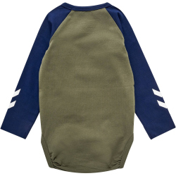 hummel hmlERHAN langarm Baby-Body 6002 - dusty olive 62