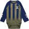 hummel hmlERHAN langarm Baby-Body 6002 - dusty olive 62