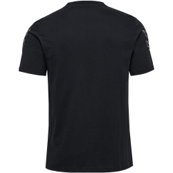 hummel hmlELEMENTAL Chevron Baumwoll T-Shirt 2001 - black M