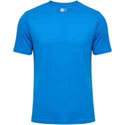 hummel hmlELEMENTAL Chevron Baumwoll T-Shirt 7335 - indigo bunting S