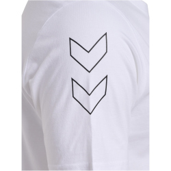 hummel hmlELEMENTAL Chevron Baumwoll T-Shirt 9001 - white XXL