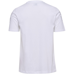 hummel hmlELEMENTAL Chevron Baumwoll T-Shirt 9001 - white L