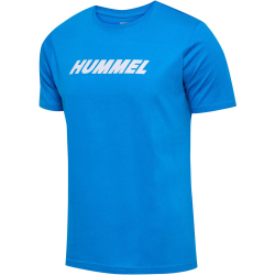 hummel hmlELEMENTAL Logo Baumwoll T-Shirt 7335 - indigo bunting S