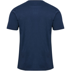 hummel hmlELEMENTAL Logo Baumwoll T-Shirt 7459 - dress blues S