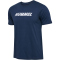 hummel hmlELEMENTAL Logo Baumwoll T-Shirt 7459 - dress blues S