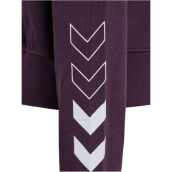 hummel hmlELEMENTAL kurzer Hoodie Damen 4073 - plum...