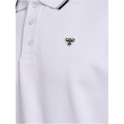 hummel hmlLOOSE Poloshirt Bee 9001 - white XXL