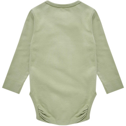 hummel hmlMINO langarm Baby-Body 1195 - abbey stone 56