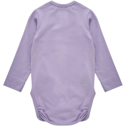 hummel hmlMINO langarm Baby-Body 1196 - lavender gray 68
