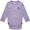hummel hmlMINO langarm Baby-Body 1196 - lavender gray 68