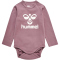 hummel hmlFLIPS langarm Baby-Body 8719 - twilight mauve 74