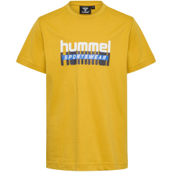 hummel hmlTUKAS T-Shirt Jungen 4425 - golden spice 110