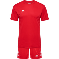 hummel hmlLOGO Sport-Set Trikot+Shorts 3062 - true red XXL