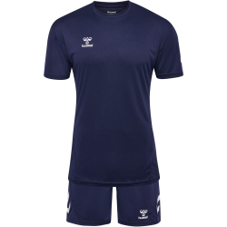 hummel hmlLOGO Sport-Set Trikot+Shorts 7026 - marine 3XL