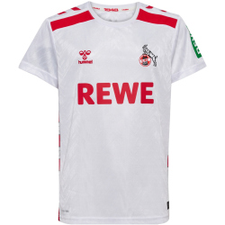 hummel 1. FC K&ouml;ln Heimtrikot 2024/25 Kinder 9402 - white/true red 116