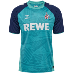 hummel 1. FC K&ouml;ln Ausweichtrikot 2024/25 7851 - pagoda blue XXL