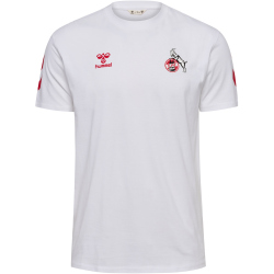 hummel 1. FC K&ouml;ln Travel T-Shirt 2024/25 9001 - white XXL