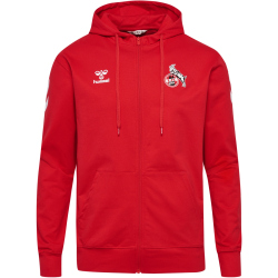 hummel 1. FC K&ouml;ln Travel Kapuzenjacke 2024/25 3062 - true red XXL