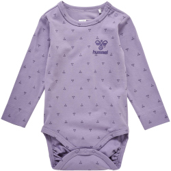 hummel hmlBEESY langarm Baby-Body 1196 - lavender gray 56