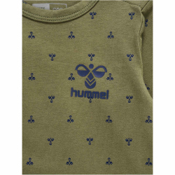 hummel hmlBEESY langarm Baby-Body 6002 - dusty olive 68