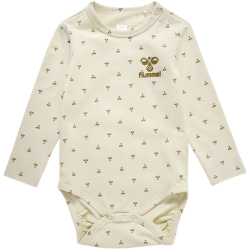 hummel hmlBEESY langarm Baby-Body 8141 - whitecap gray 68