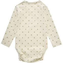 hummel hmlBEESY langarm Baby-Body 8141 - whitecap gray 68