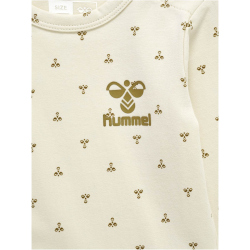 hummel hmlBEESY langarm Baby-Body 8141 - whitecap gray 68