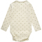 hummel hmlBEESY langarm Baby-Body 8141 - whitecap gray 68