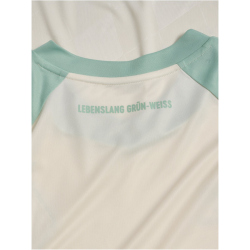hummel SV Werder Bremen Ausw&auml;rtstrikot 2024/25 9335 - marshmellow/silt green XS