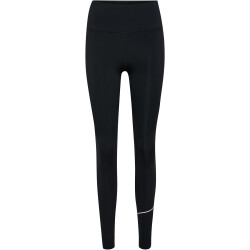 hummel hmlCOURT Mid-Waist Pocket Tights Damen 2001 - black XS