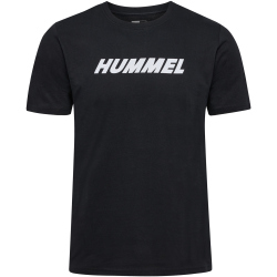 hummel hmlELEMENTAL Logo Baumwoll T-Shirts 2042 - black/black XXL