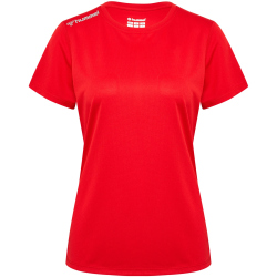 hummel hmlRUN Laufshirt Damen 3365 - tango red XXL