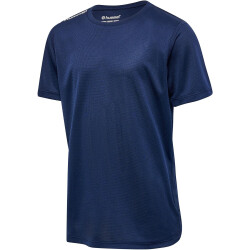 hummel hmlRUN Laufshirt Kinder 1009 - black iris 128