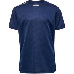 hummel hmlRUN Laufshirt Kinder 1009 - black iris 128