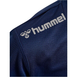 hummel hmlRUN Laufshirt Kinder 1009 - black iris 128
