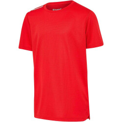 hummel hmlRUN Laufshirt Kinder 3365 - tango red 128