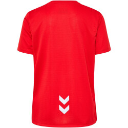 hummel hmlRUN Laufshirt Kinder 3365 - tango red 128